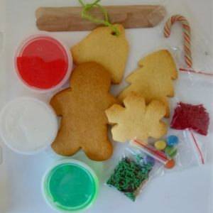 Sugar biscuit decorating packs - Christmas